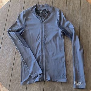 Victoria Secret PINK Seamless Full Zip Grey Jacket